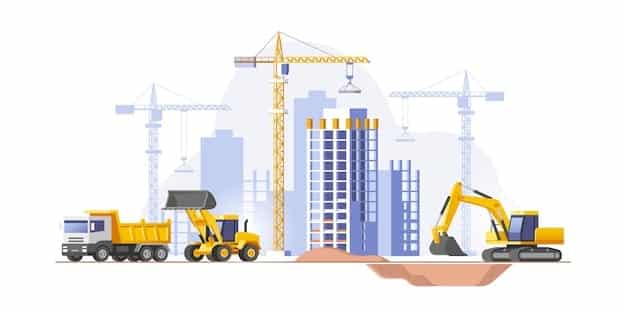 Dazi Usa E Mercato Immobiliare Italiano: Impatti, Rischi E Opportunità Per Acquirenti E Investitori 1 Construction Site Building House Real Estate Business Vector Illustration 333239 383