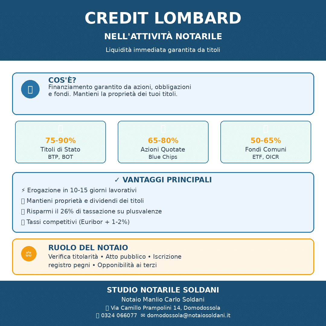 Credit Lombard Nell'Attività Notarile: Guida Completa 2025 1 Credit Lombard