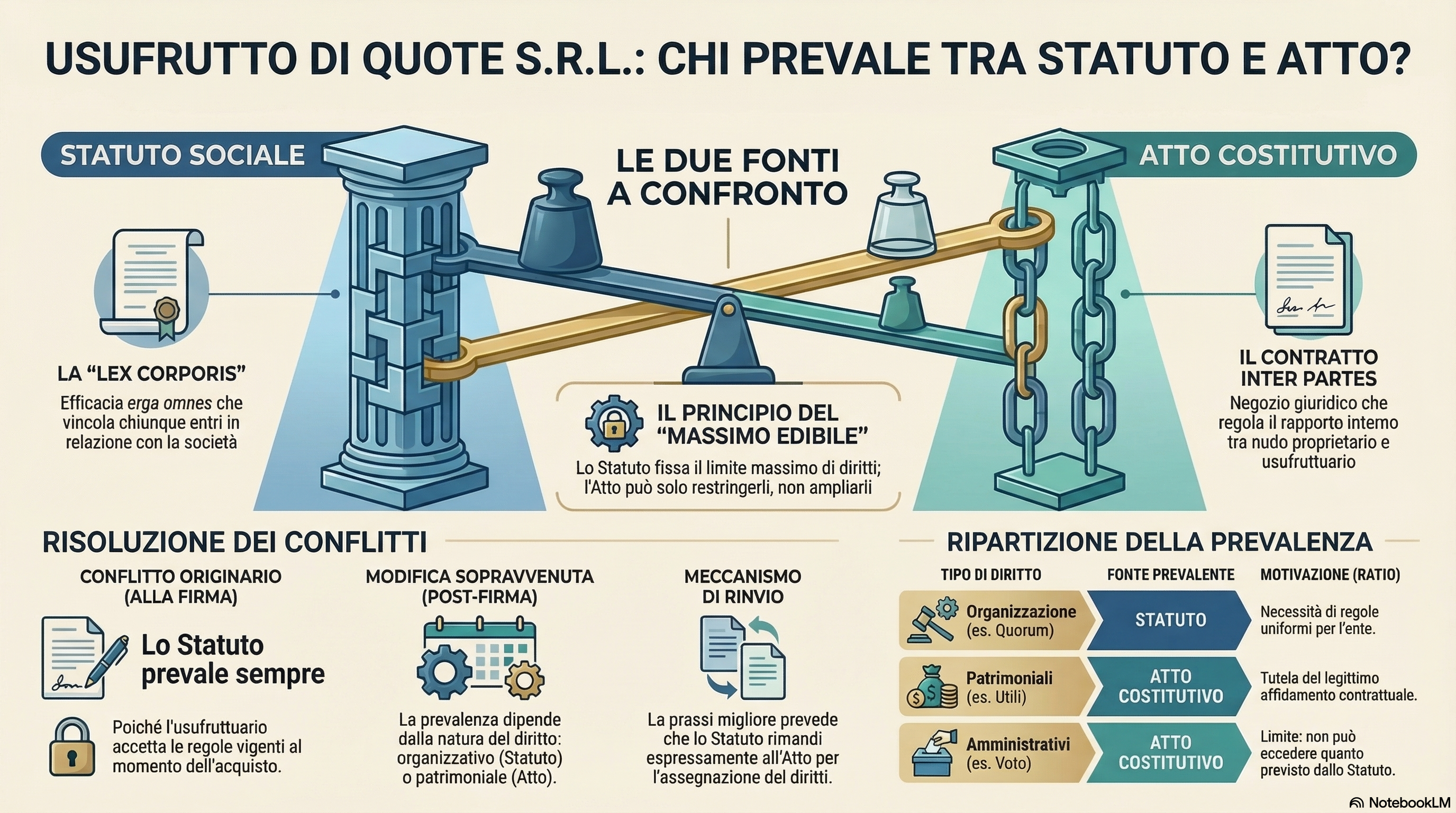 Usufrutto Di Quota Di S.r.l.: Disciplina Applicabile E Gerarchia Delle Fonti 1 Usufrutto Di Quota Di S.r.l.