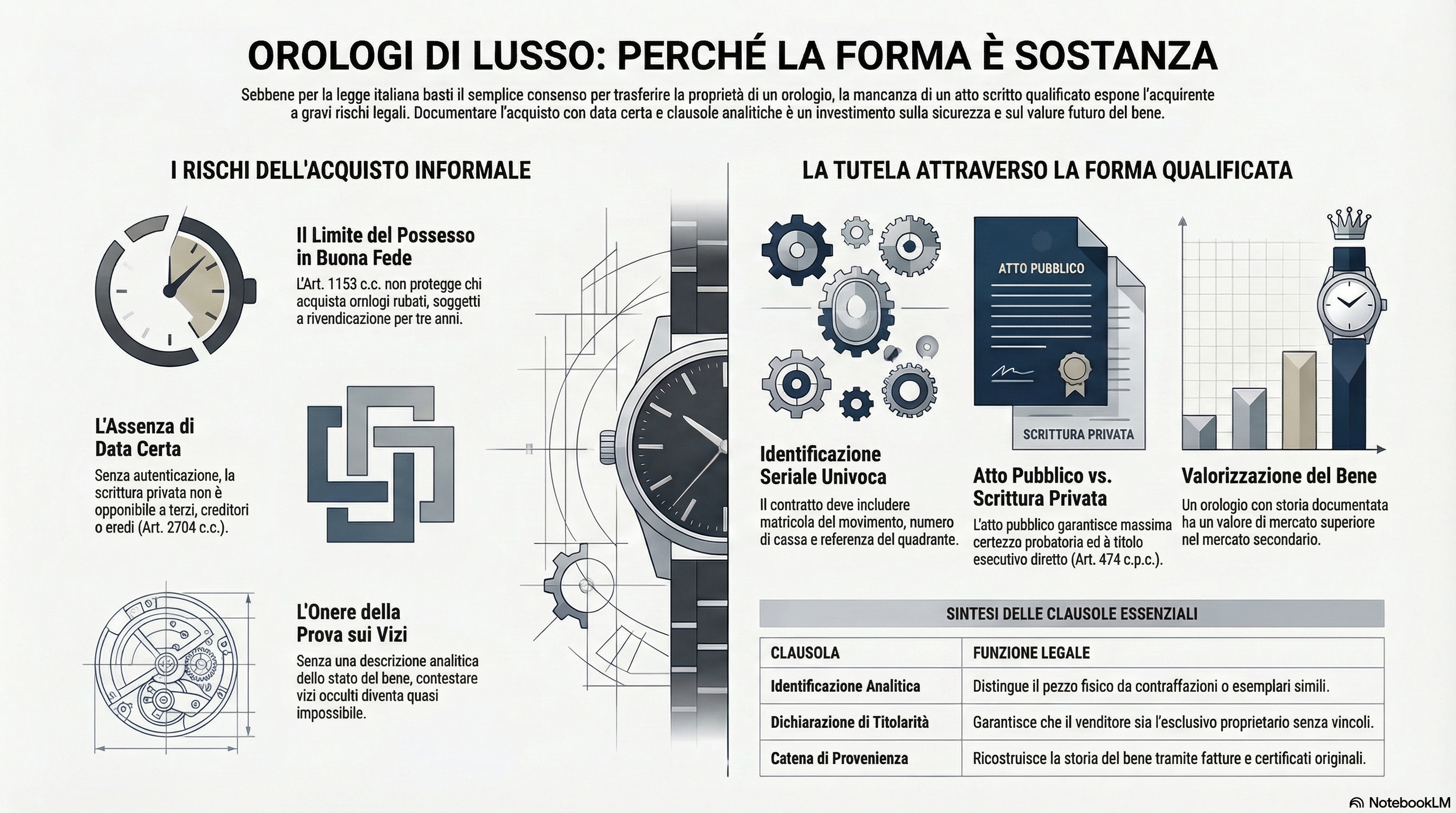 Quindicimila Euro Di Orologio: Perché La Forma Negoziale Conta 1 Orologio
