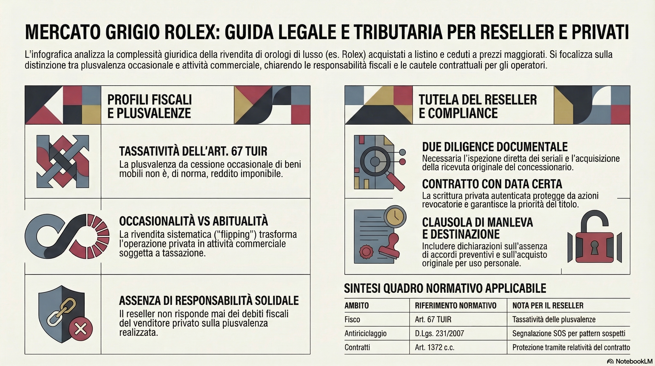 Plusvalenza Da Rivendita Di Orologio Di Lusso: Tassazione, Responsabilità Del Reseller E Disciplina Del Mercato Grigio 1 Plusvalenza Da Rivendita Di Orologio Di Lusso