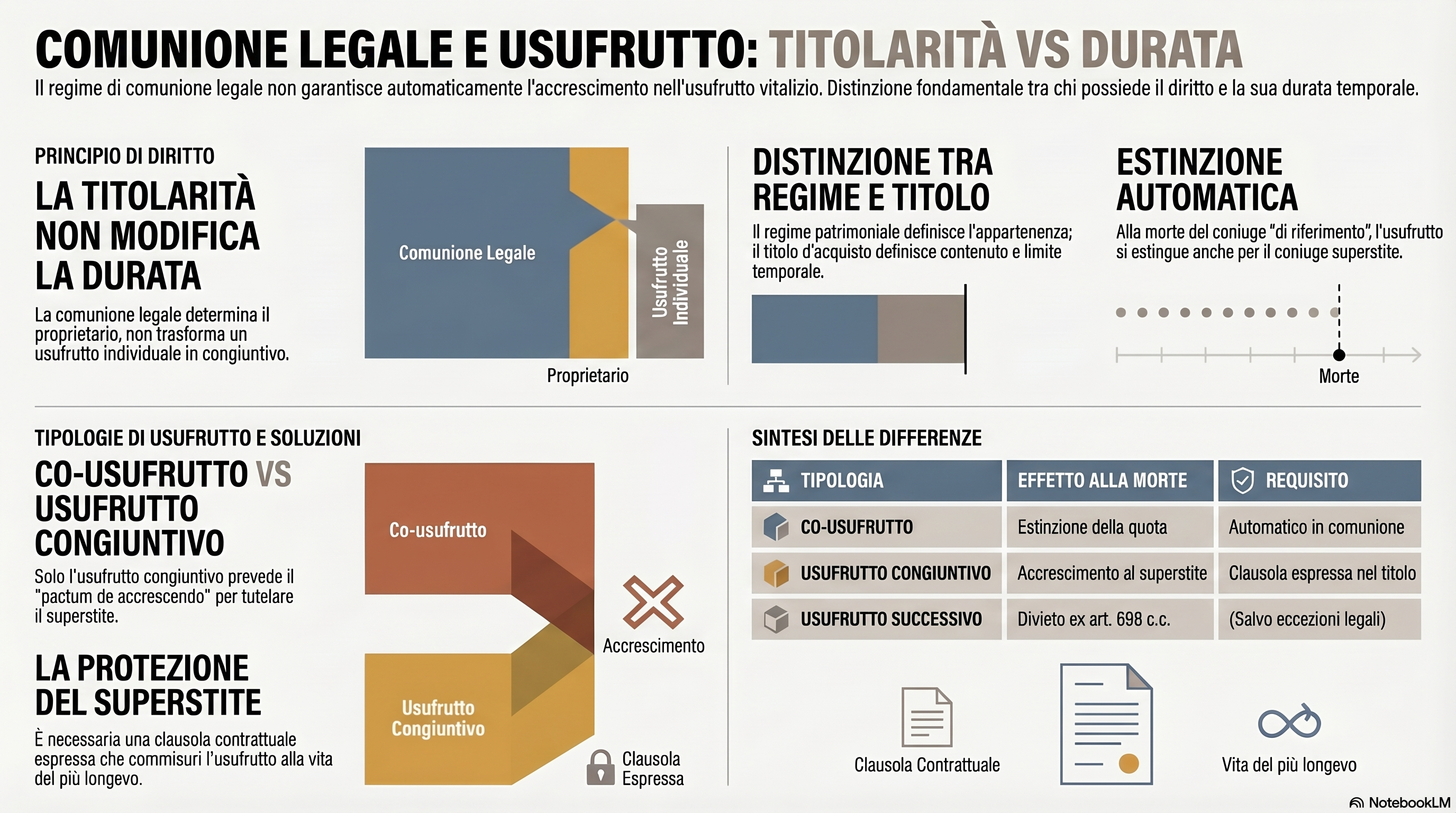 Comunione Legale E Usufrutto Vitalizio