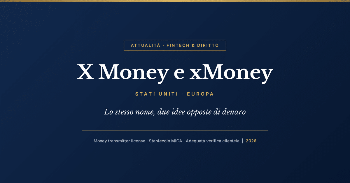 X Money E Xmoney: Lo Stesso Nome, Due Idee Opposte Di Denaro 1 X Money E Xmoney: Due Sistemi Di Pagamento Digitale A Confronto - Copertina Articolo